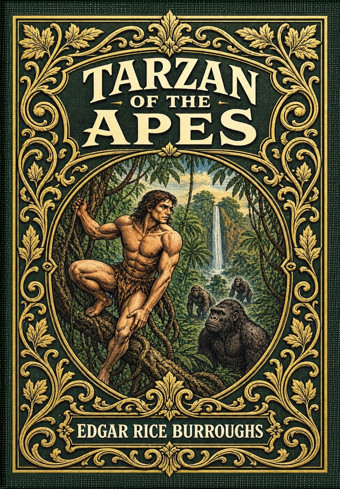 Tarzan of the Apes (Golden Monarch Collector's Edition) (Case Laminate Hardcover with Jacket) cover