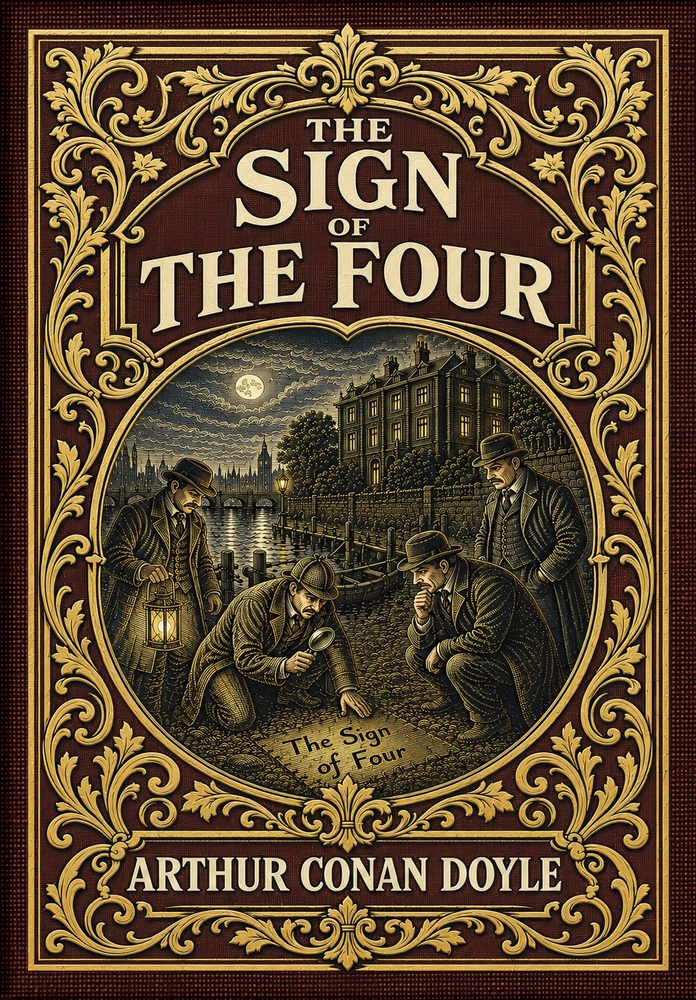 The Sign of the Four (Golden Monarch Collector's Edition) (Case Laminate Hardcover with Jacket) cover