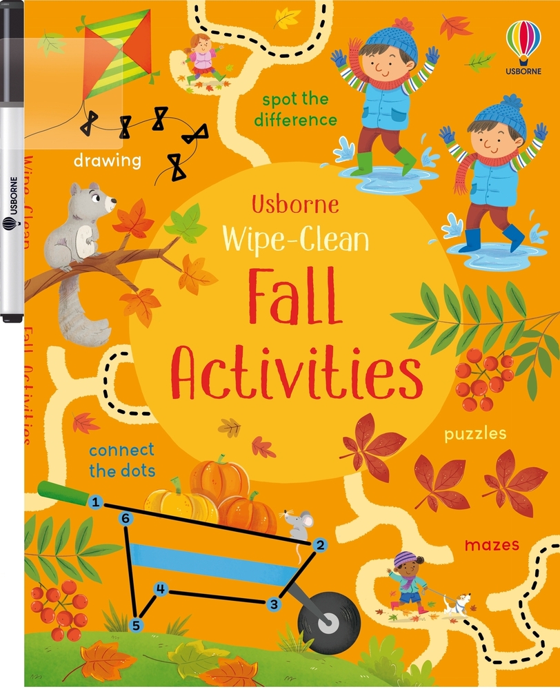 Wipe-Clean Fall Activities cover