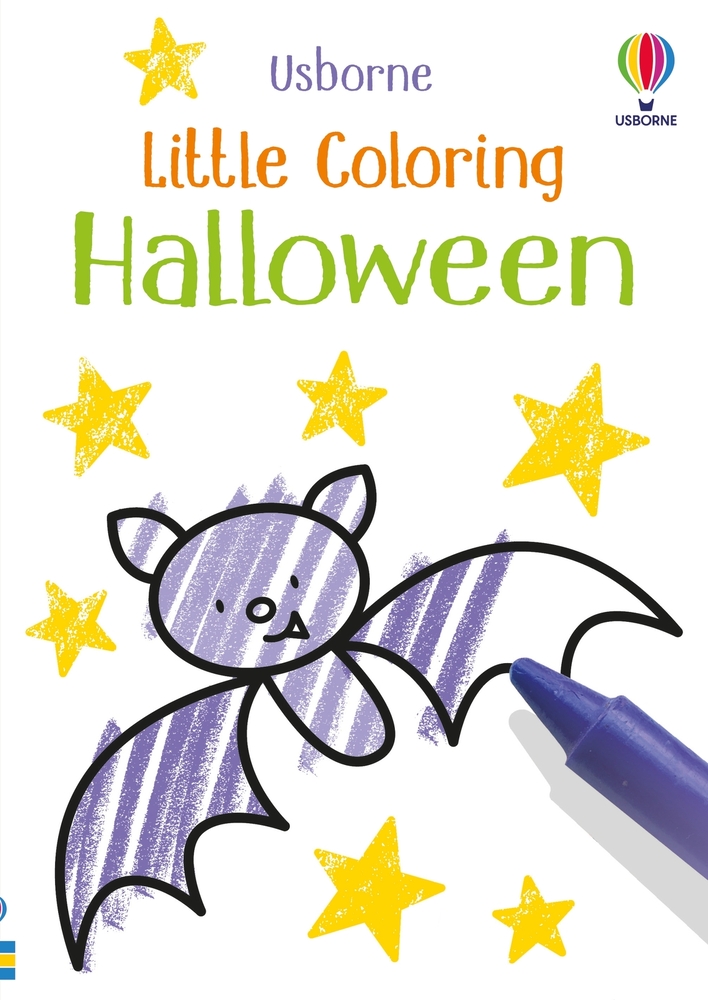 Little Coloring Halloween: A Halloween Book for Kids cover