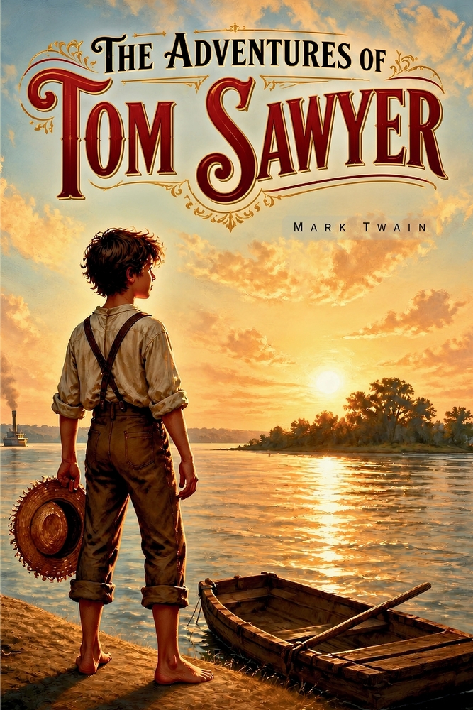 The Adventures of Tom Sawyer: A Classic Children's Adventure of Friendship, Courage and Life on the Mississippi River cover