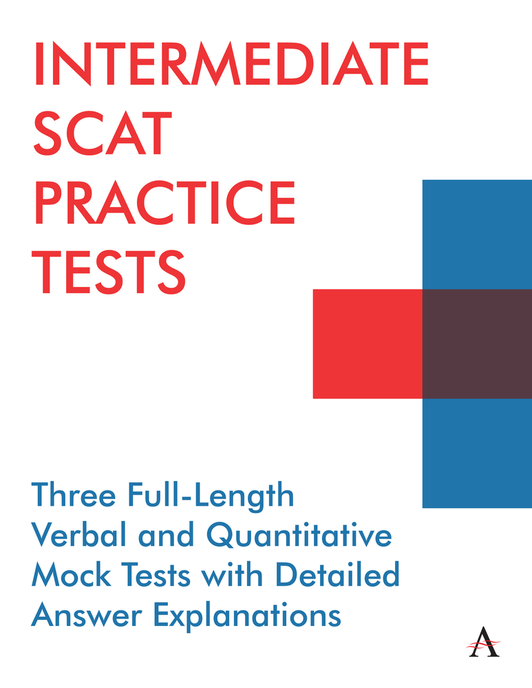 Intermediate Scat Practice Tests: Three Full-Length Verbal and Quantitative Mock Tests with Detailed Answer Explanations cover