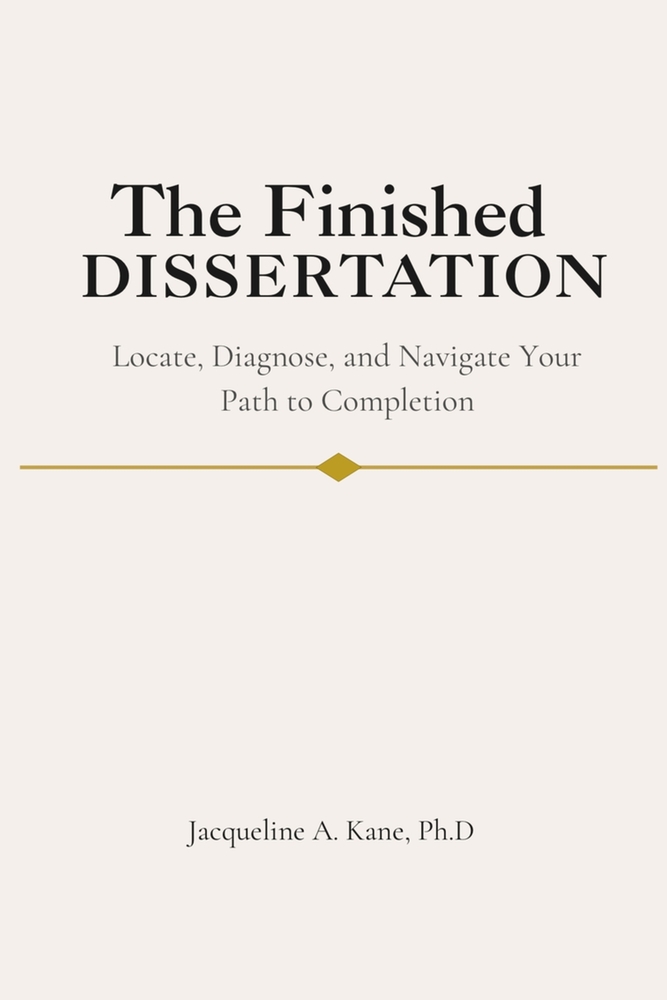 The Finished Dissertation cover