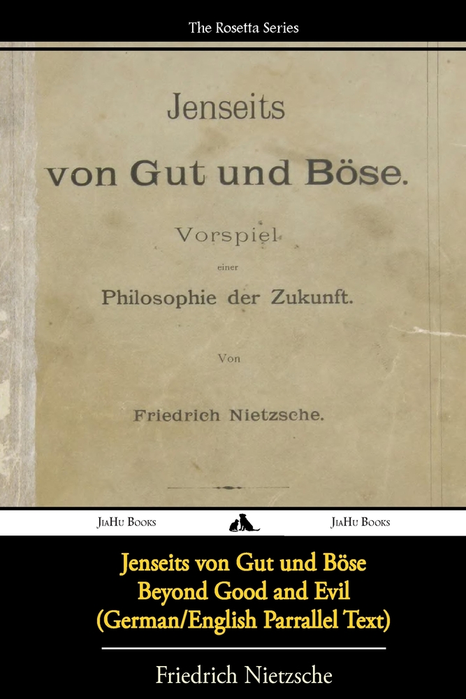 Jenseits von Gut und Böse/Beyond Good and Evil (German/English Bilingual Text) cover
