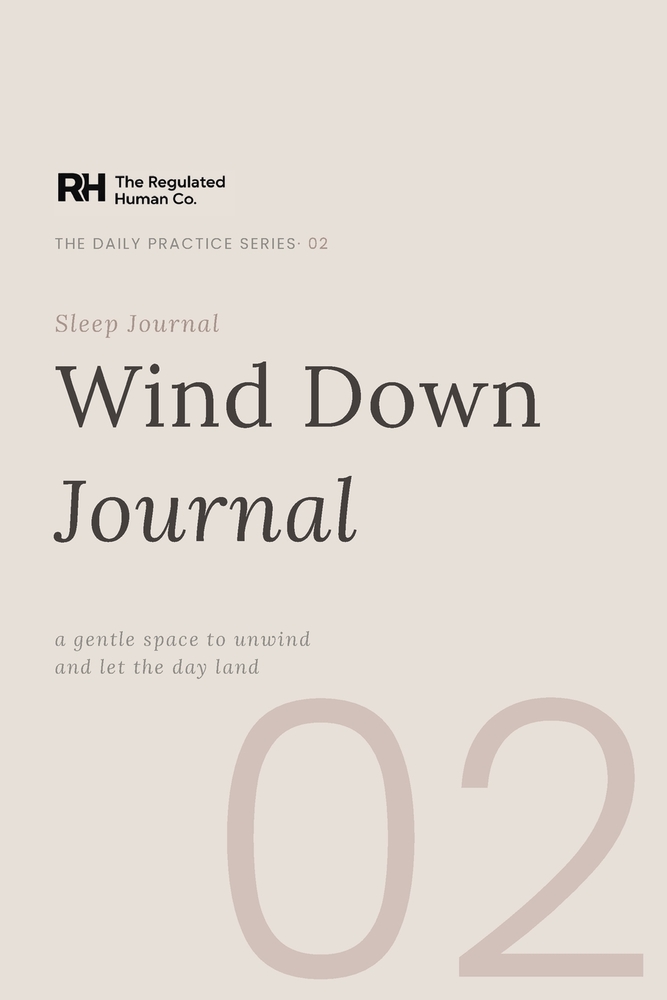 Sleep Wind-Down Journal: A Gentle Nightly Check-In for Nervous System Regulation cover