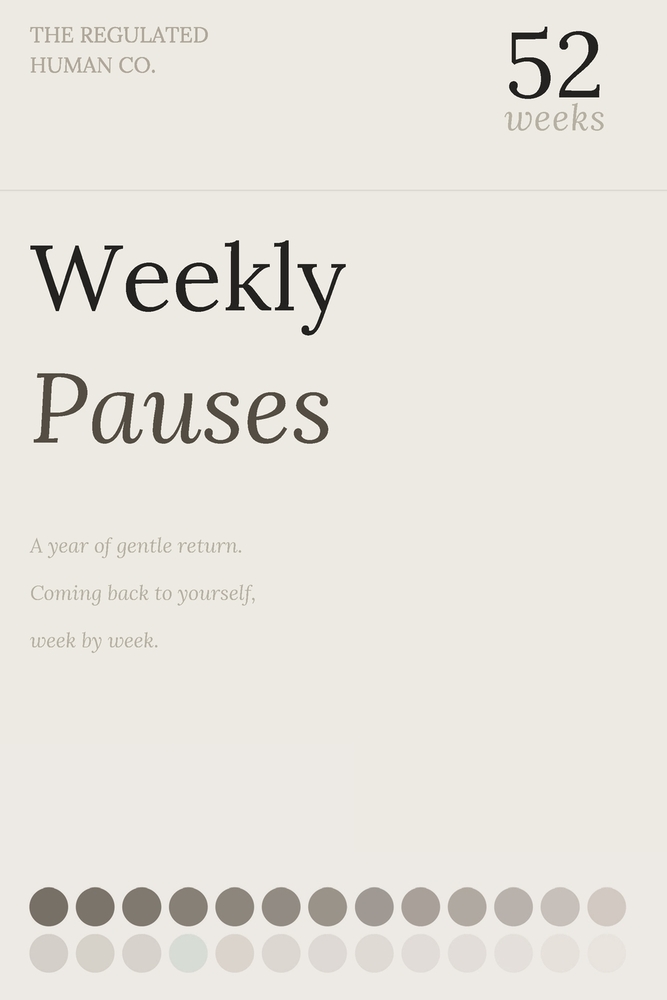 52 Weekly Pauses: A Gentle Year of Slowing Down cover
