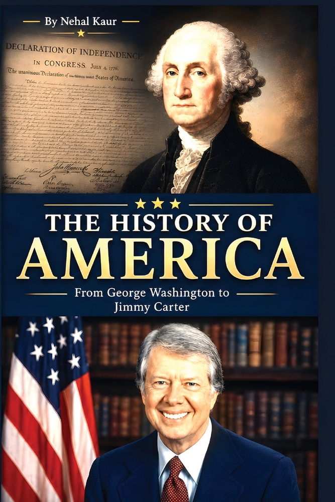 The History of America: A concise history of the story of The Unites States of America from George Washington to Jimmy Carter cover