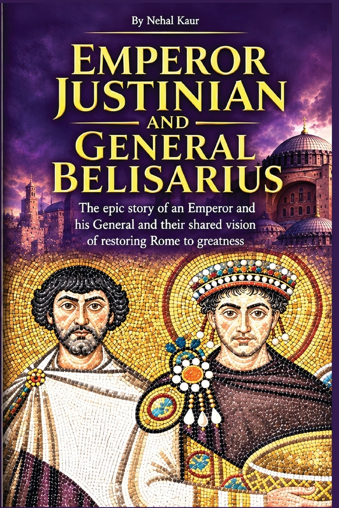 Emperor Justinian and General Belisarius: The epic story of an Emperor and his General and their shared vision of restoring Rome to greatness cover