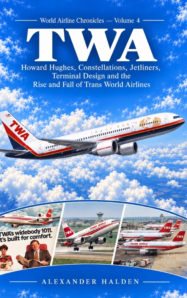 TWA: Howard Hughes, Constellations, Jetliners, Terminal Design and the Rise and Fall of Trans World Airlines cover