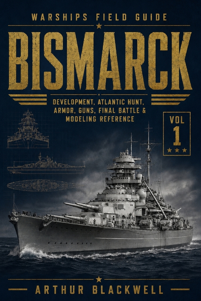Bismarck: Development, Atlantic Hunt, Armor, Guns, Final Battle & Modeling Reference cover