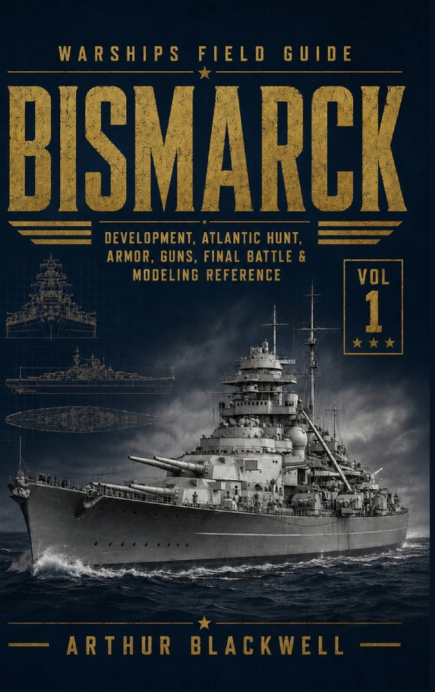 Bismarck: Development, Atlantic Hunt, Armor, Guns, Final Battle & Modeling Reference cover