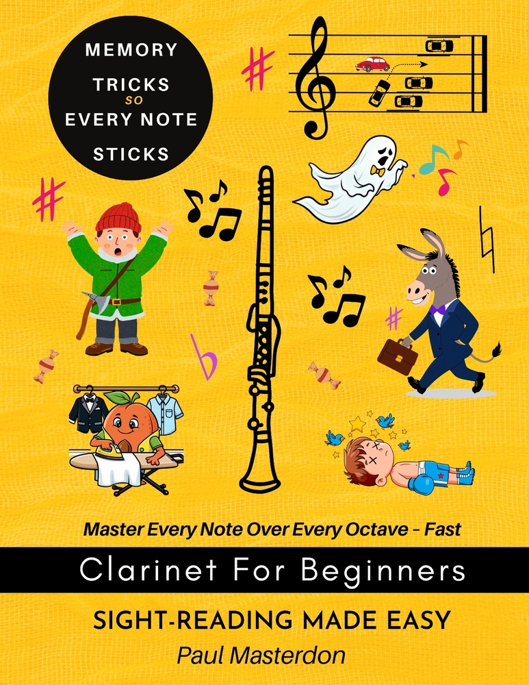Clarinet for Beginners - Sight-Reading Made Easy: Color Logic & Memory Hacks to Master Every Note - Fast cover