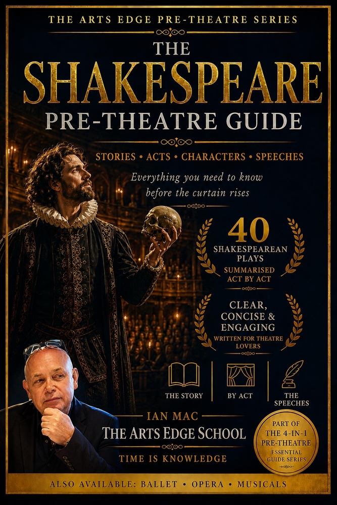 The Shakespeare Pre-Theatre Guide: 40 Shakespearean Plays Summarised Act by Act cover