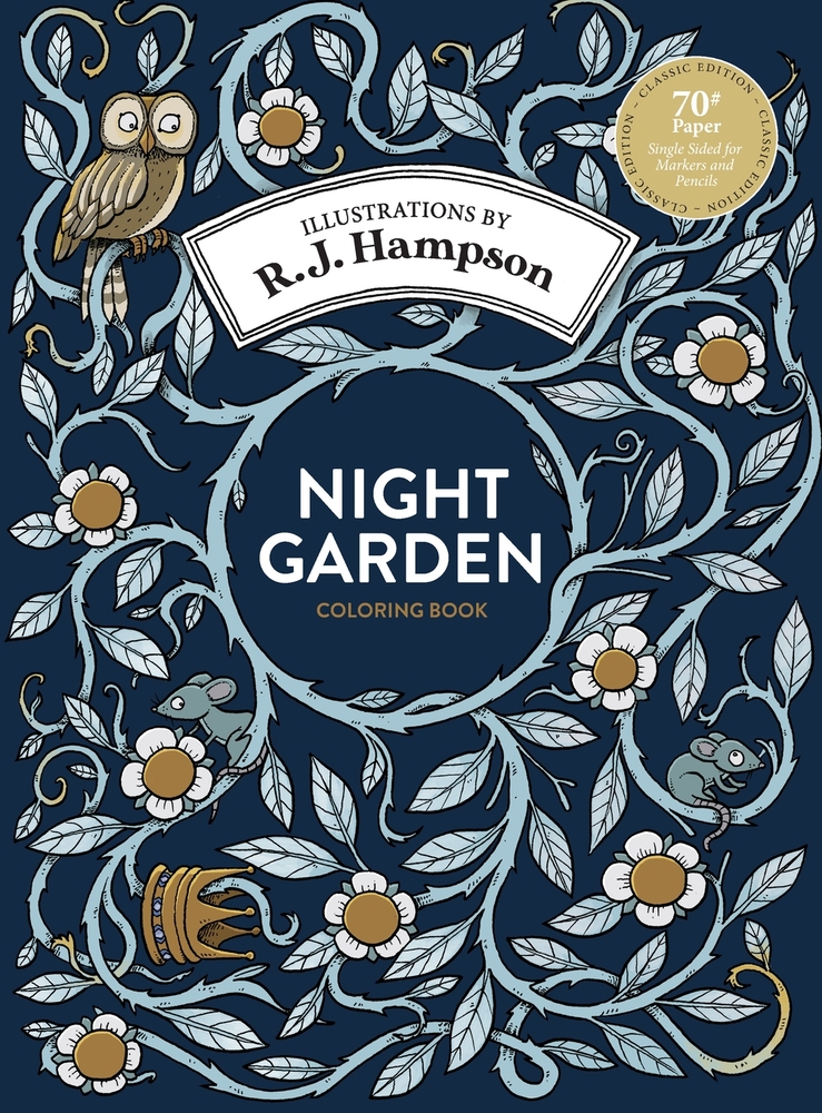 Night Garden Coloring Book cover