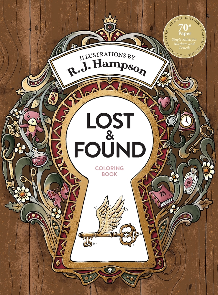 Lost & Found Coloring Book cover