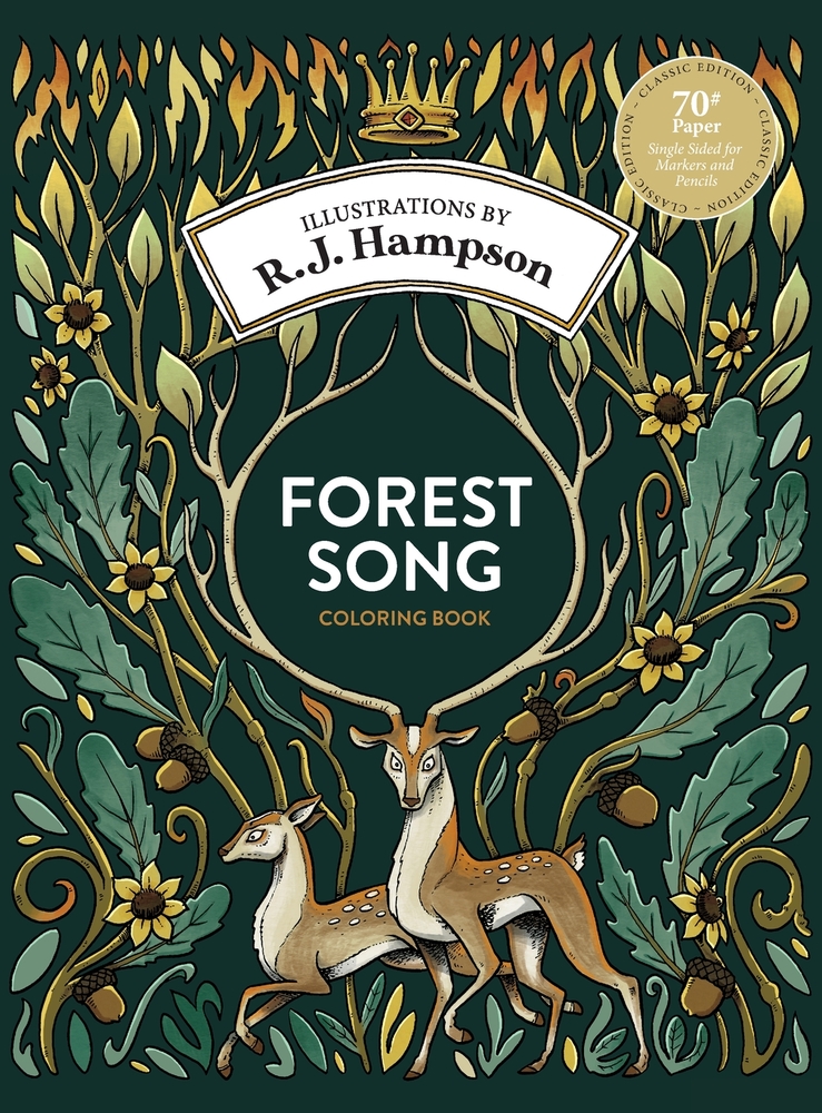Forest Song Coloring Book cover