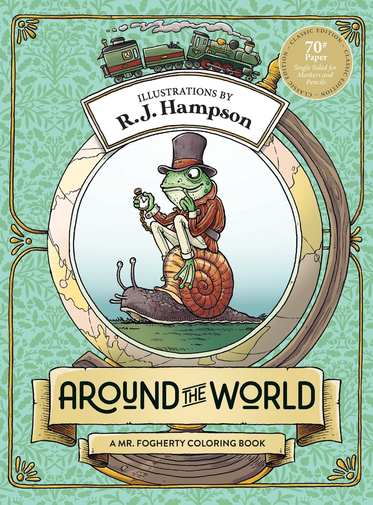 Around The World: A Mr. Fogherty Coloring Book cover