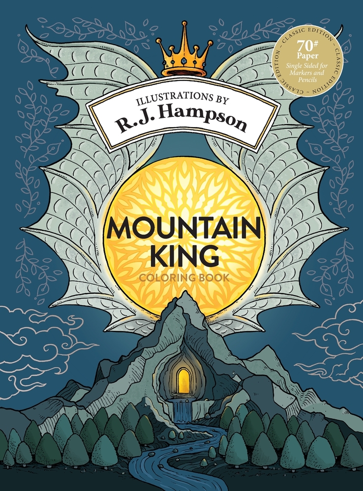 Mountain King Coloring Book cover