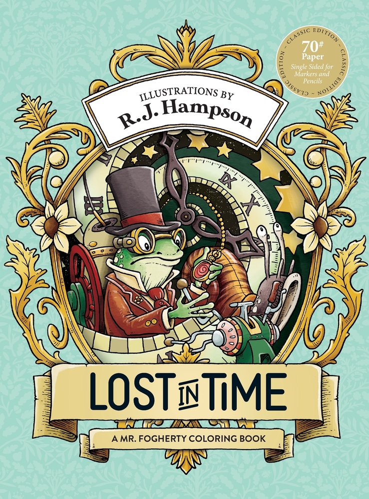 Lost in Time: A Mr. Fogherty Coloring Book cover