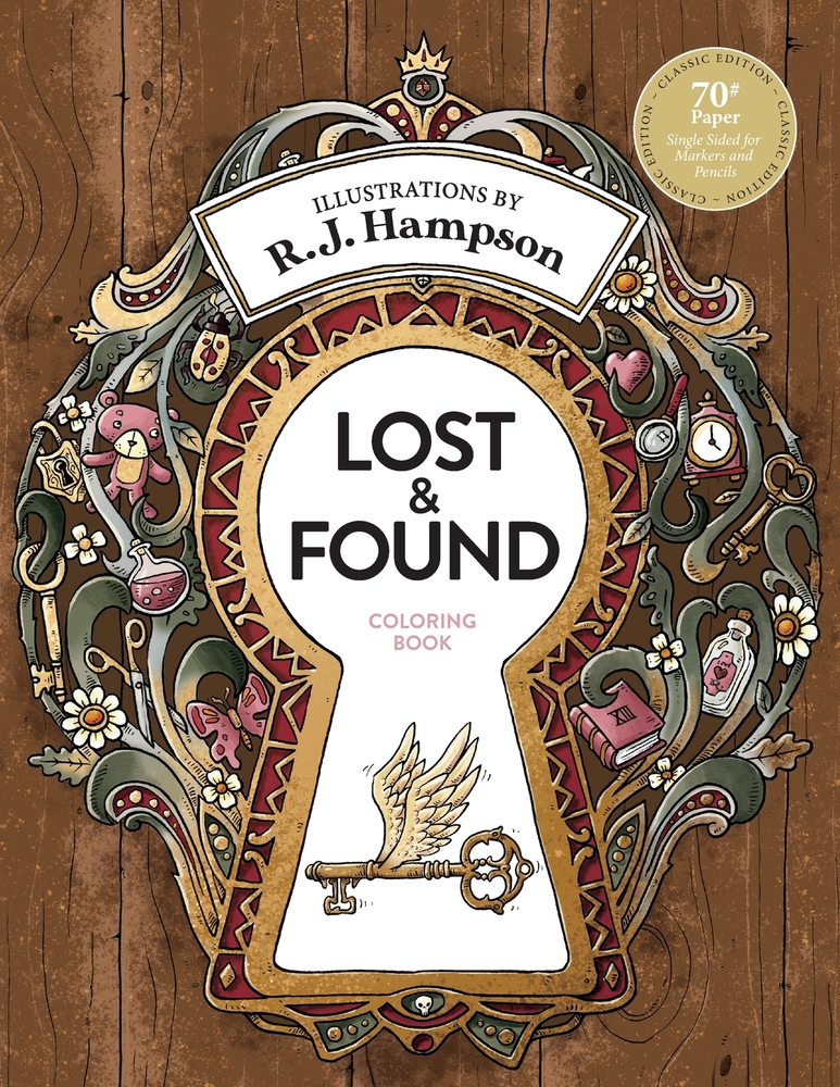 Lost & Found Coloring Book cover