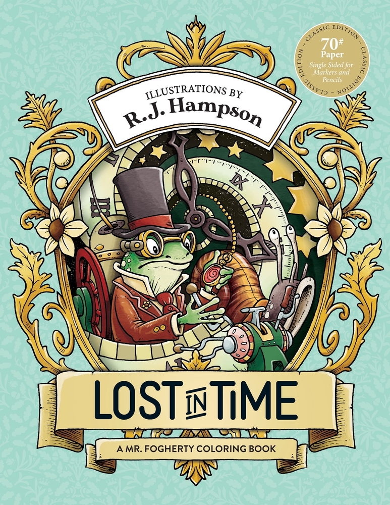 Lost in Time: A Mr. Fogherty Coloring Book cover