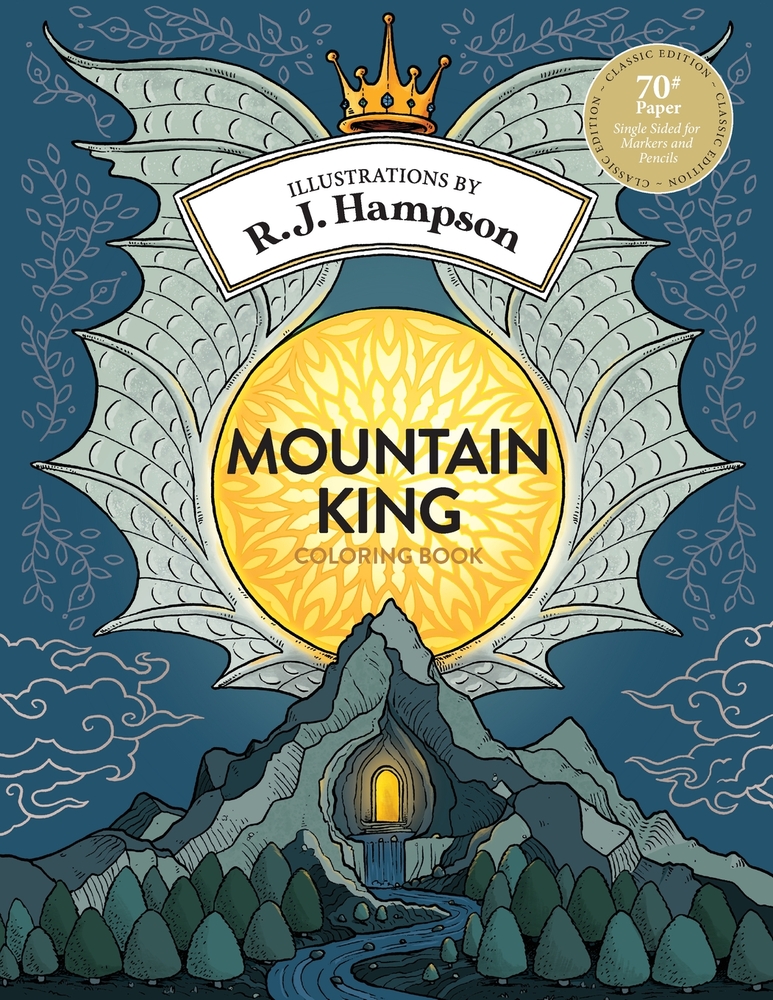 Mountain King Coloring Book cover