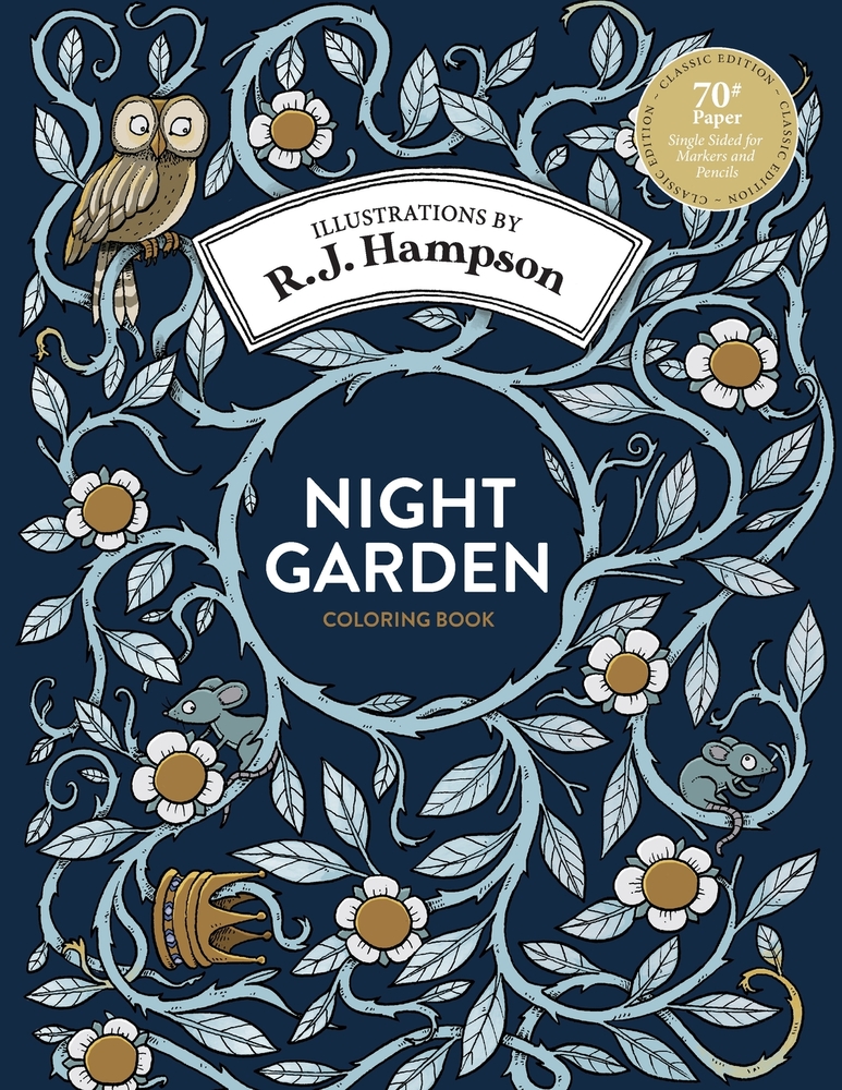 Night Garden Coloring Book cover