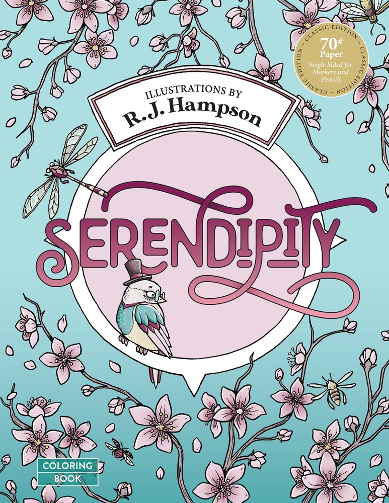 Serendipity Coloring Book cover