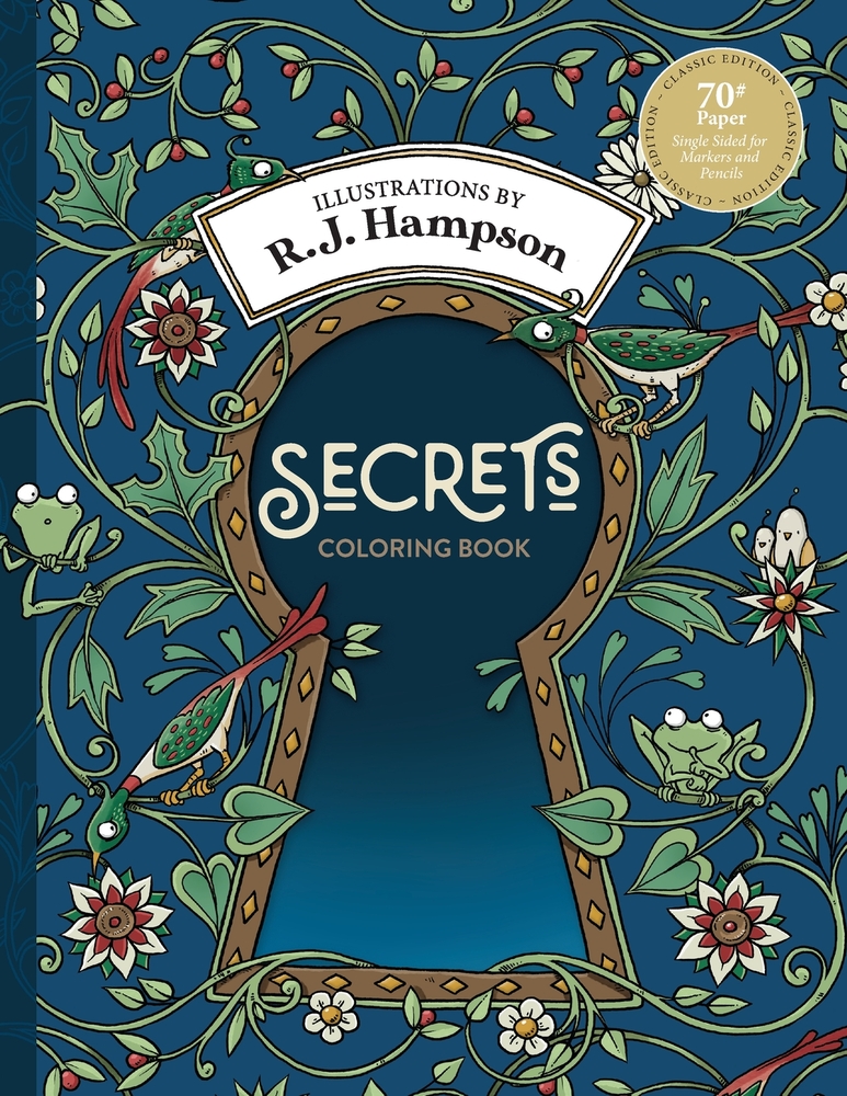 Secrets Coloring Book cover