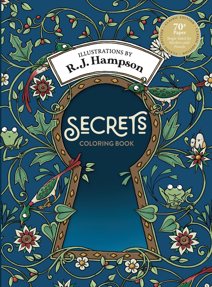 Secrets Coloring Book cover