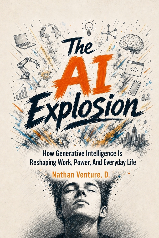 The AI Explosion: How Generative Intelligence Is Reshaping Work, Power, and Everyday Life cover