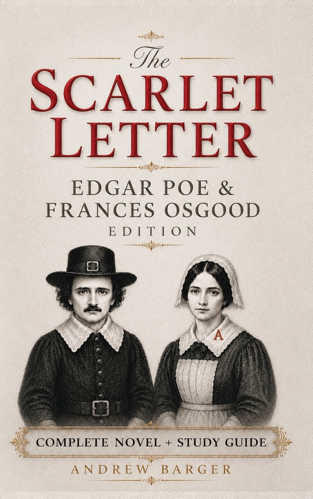The Scarlet Letter: Edgar Poe and Frances Osgood Edition and Study Guide cover