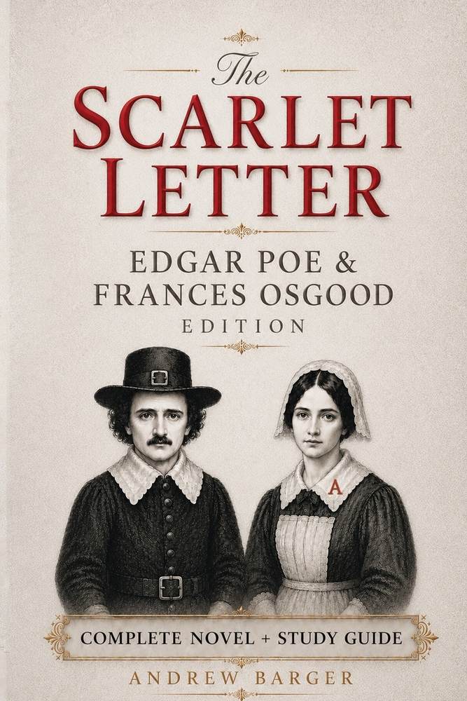 The Scarlet Letter: Edgar Poe and Frances Osgood Edition and Study Guide cover