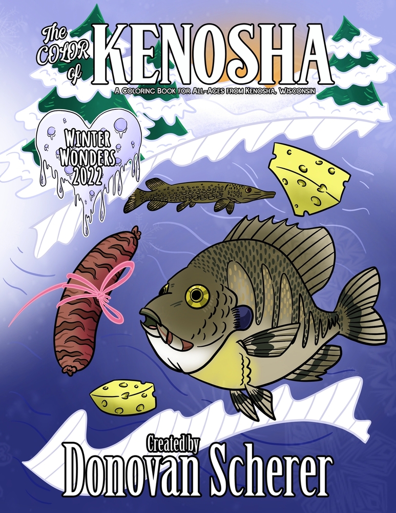 The Color of Kenosha: Summer of 2021: A Coloring Book for All-Ages from Kenosha, Wisconsin cover