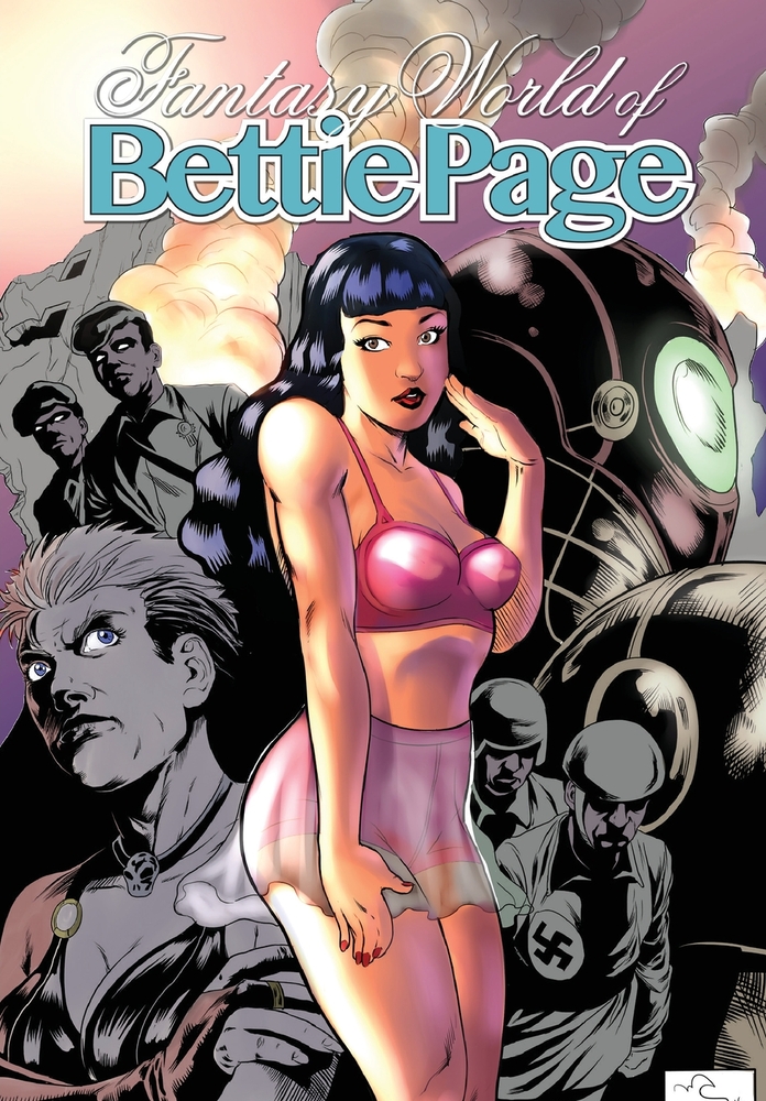 The Fantasy World of Bettie Page: The Red Menace cover