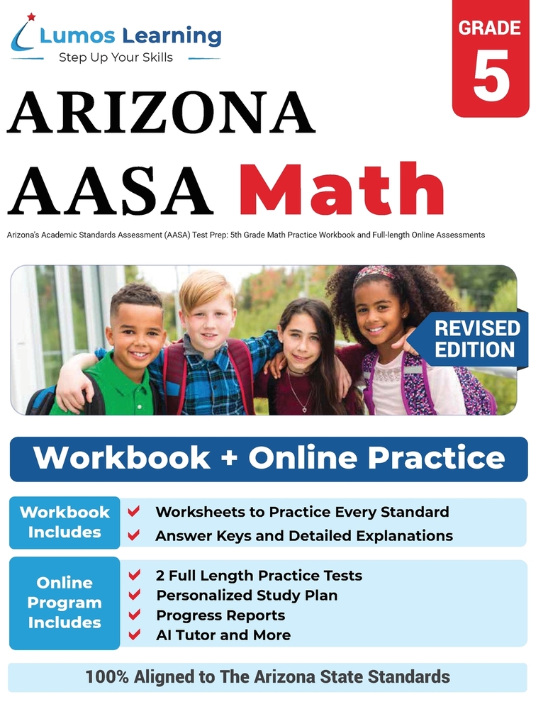 Arizona's Academic Standards Assessment (AASA) Test Prep: Arizona Test Study Guide cover