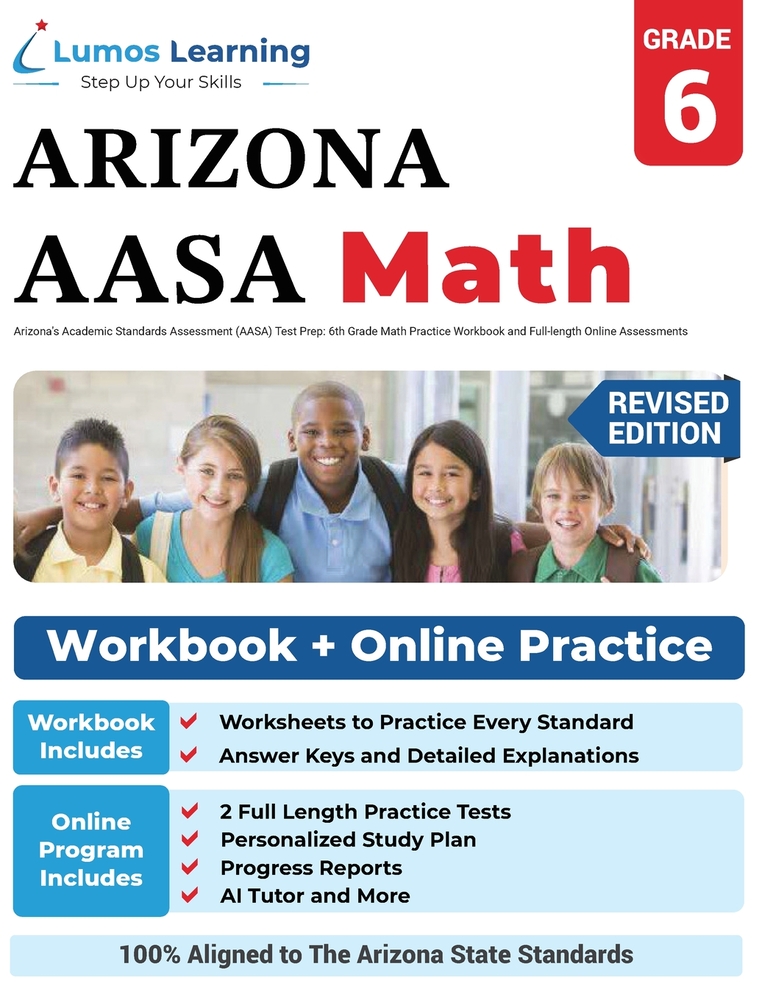 Arizona's Academic Standards Assessment (AASA) Test Prep: Arizona Test Study Guide cover