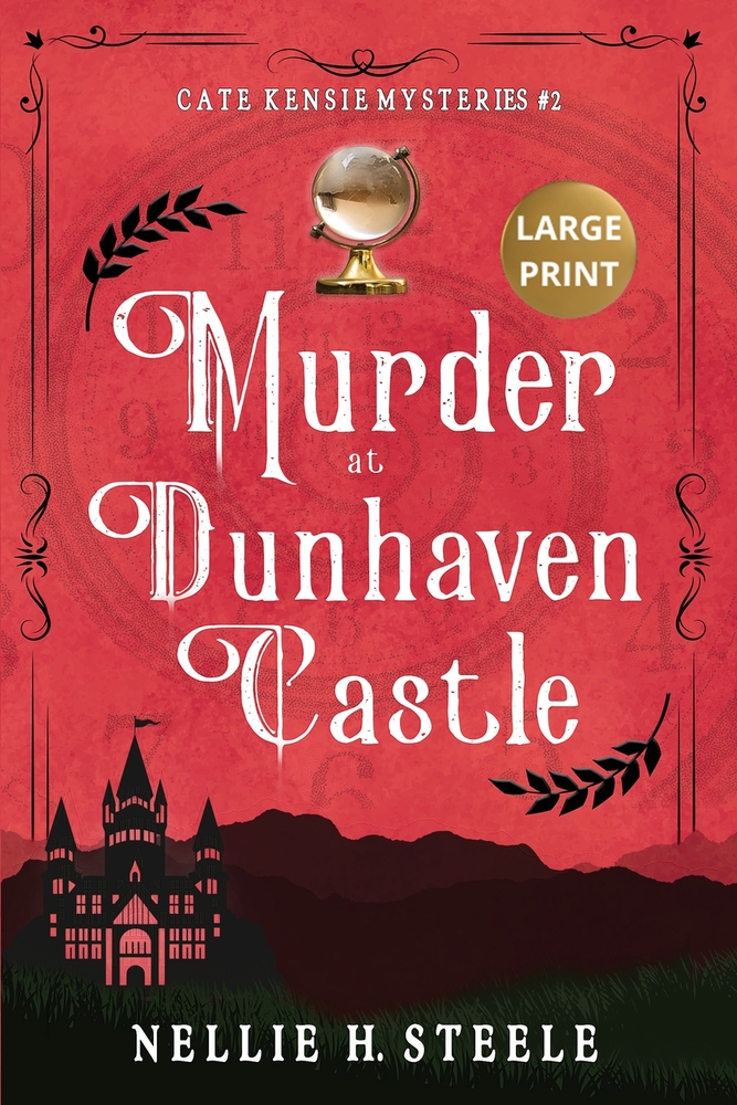 Murder at Dunhaven Castle Large Print: A Cate Kensie Mystery cover