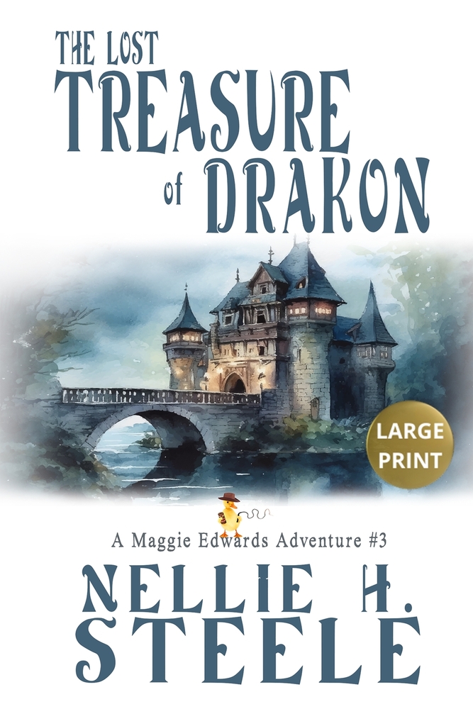 The Lost Treasure of Drakon Large Print cover
