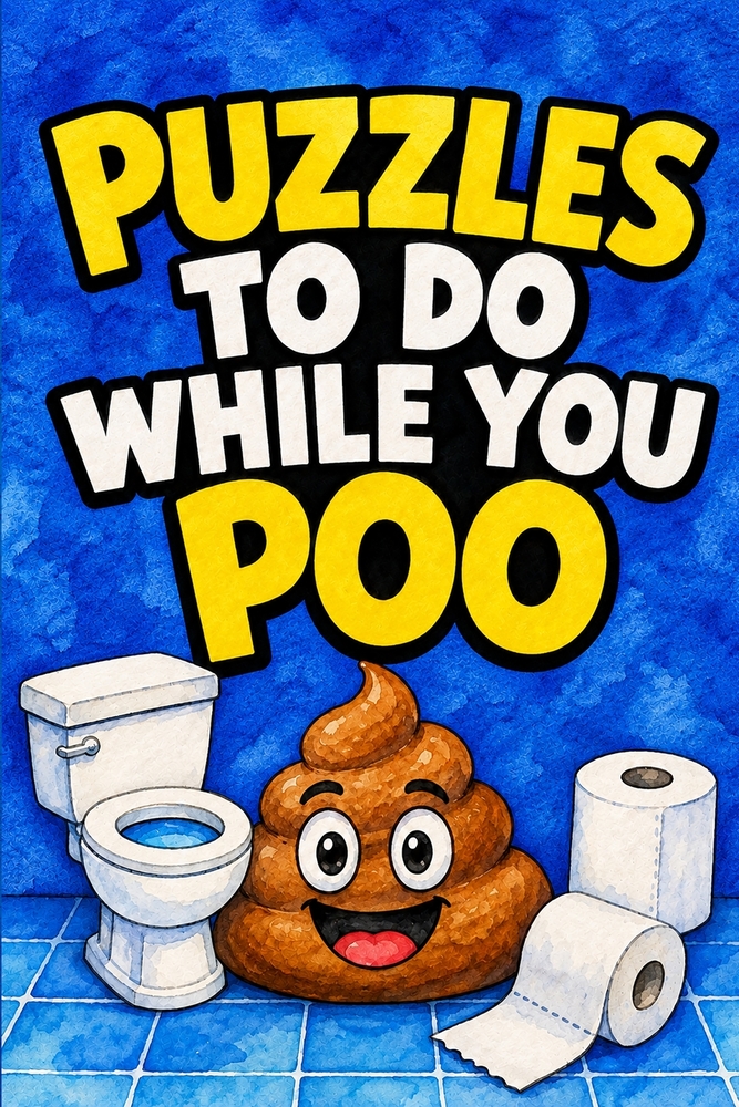 Puzzles To Do While You Poo cover