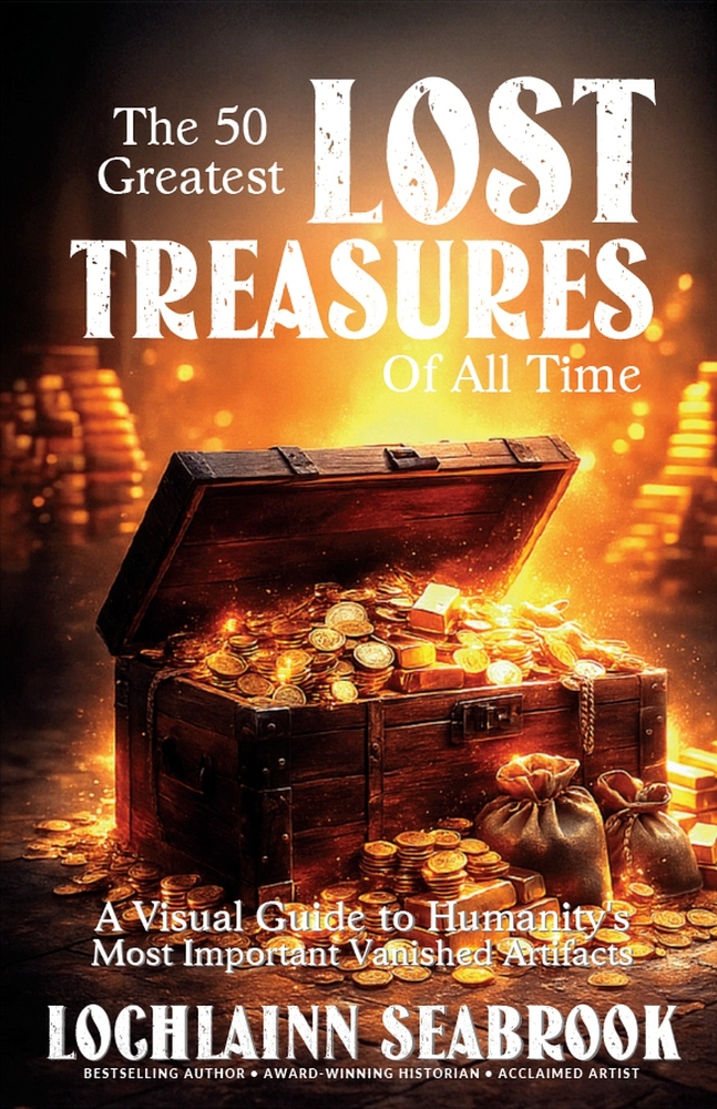 The 50 Greatest Lost Treasures of All Time: A Visual Guide to Humanity's Most Important Vanished Artifacts cover