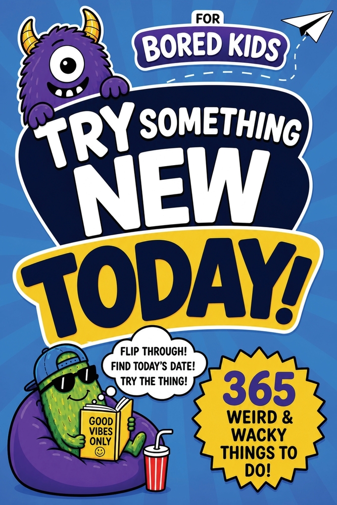 Try Something New Today For Bored Kids cover