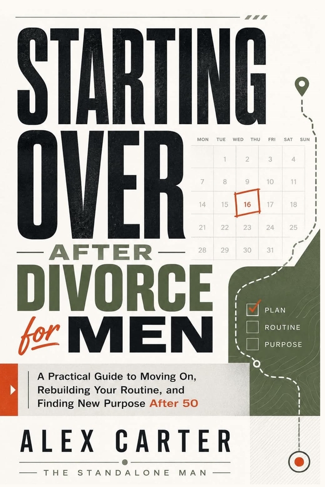 Starting Over After Divorce for Men: A Practical Guide to Moving On, Rebuilding Your Routine, and Finding New Purpose After 50 cover