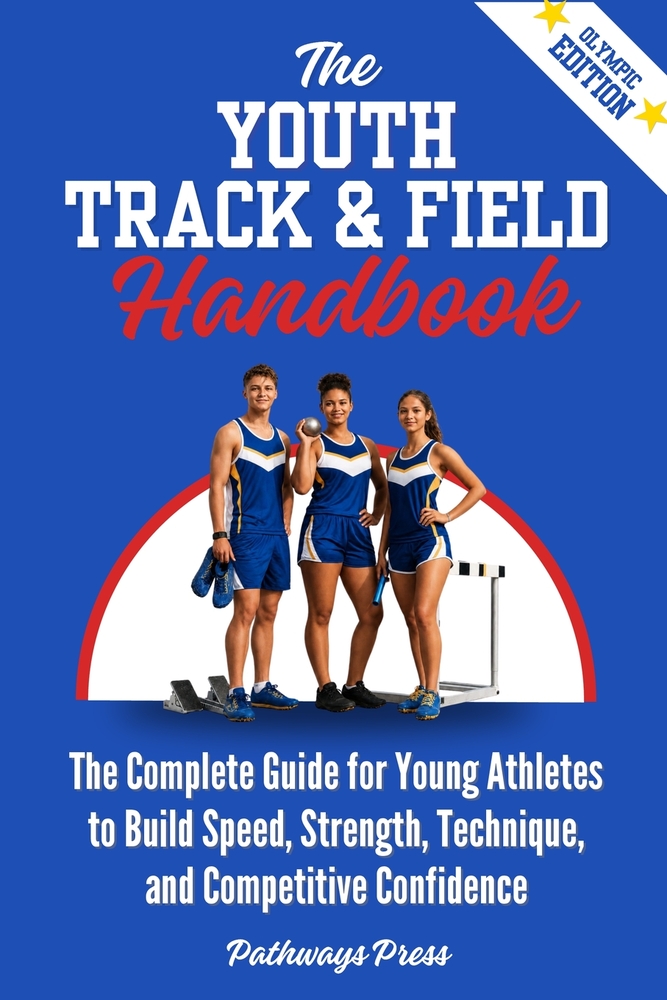 The Youth Track & Field Handbook: The Complete Guide for Young Athletes to Build Speed, Strength, Technique, and Competitive Confidence cover