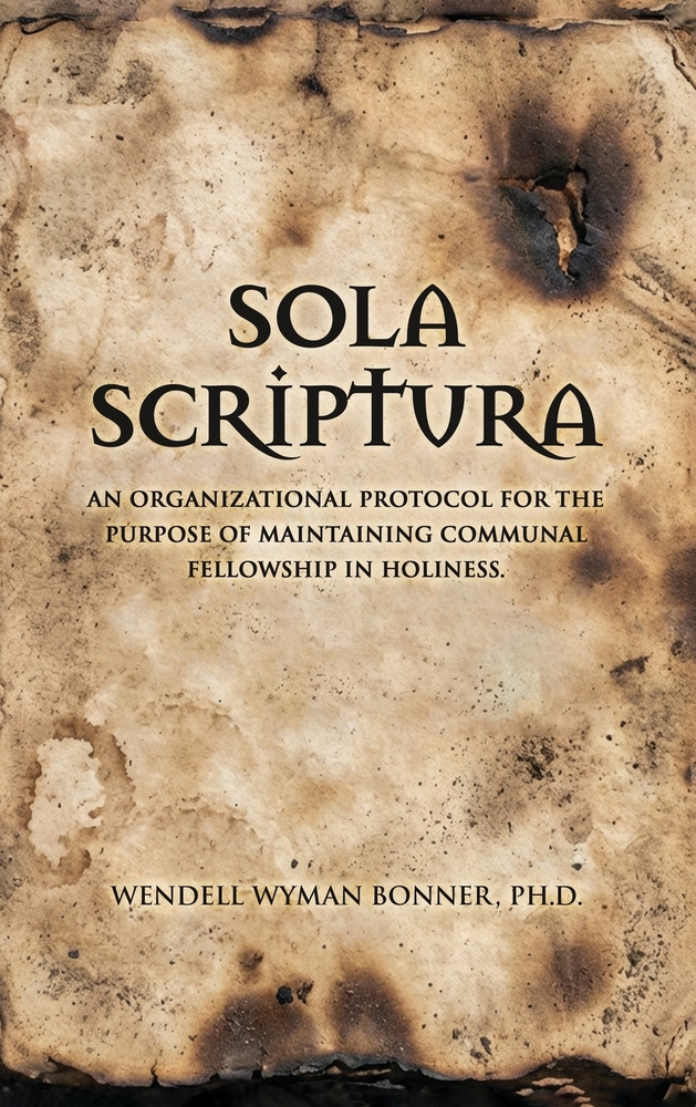 Sola Scriptura: An organizational protocol for the purpose of maintaining Communal fellowship in holiness cover