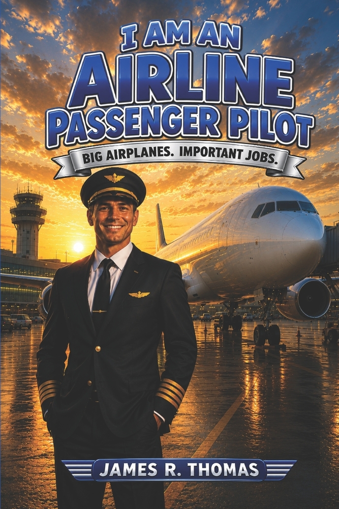 I Am an Airline Passenger Pilot: Big Airplanes. Important Jobs. cover
