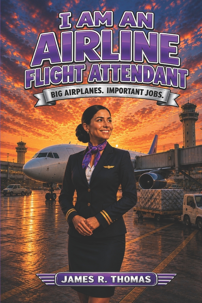 I Am an Airline Flight Attendant: Big Airplanes. Important Jobs. cover