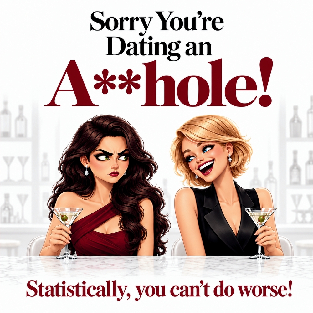 Sorry You're Dating An A**hole!: Statically, you can't do worse! cover