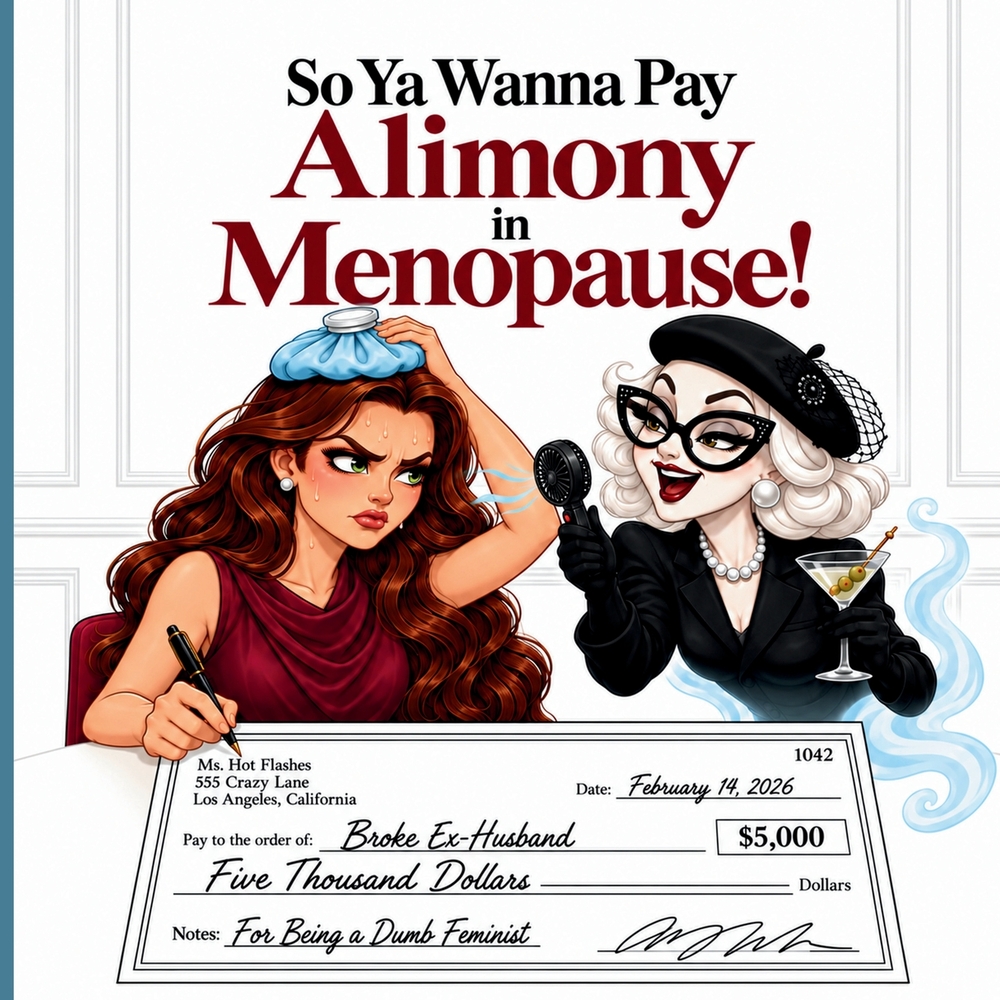 So Ya Wanna Pay Alimony In Menopause?: Dumb Feminist! cover