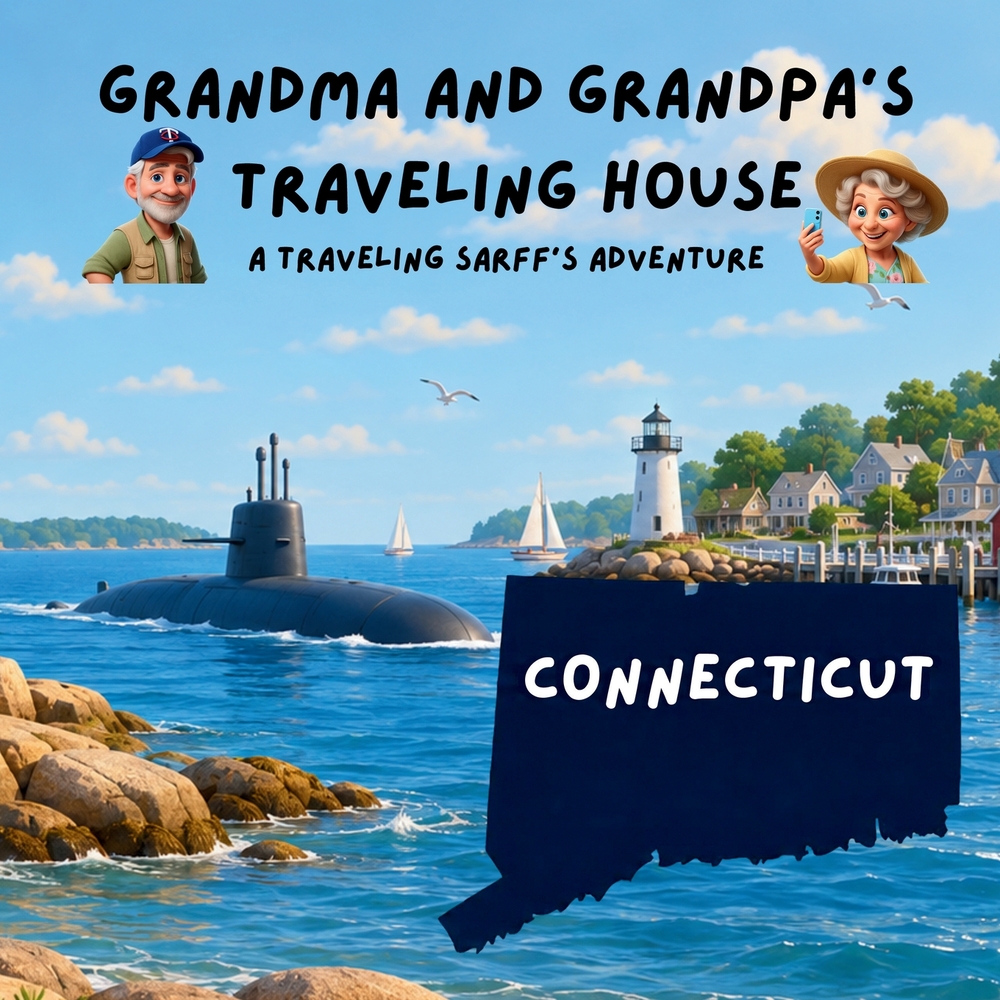 Grandma and Grandpa's Traveling House in Connecticut: A Traveling Sarff's Adventure cover